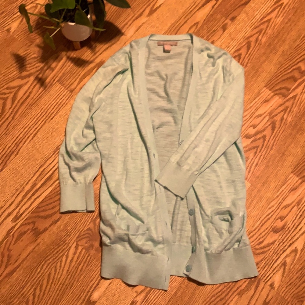 Banana Republic sky blue summer cardigan